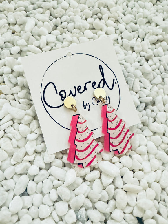 Pink Tree Snack Cakes