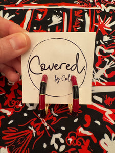 Red + Black Hoops