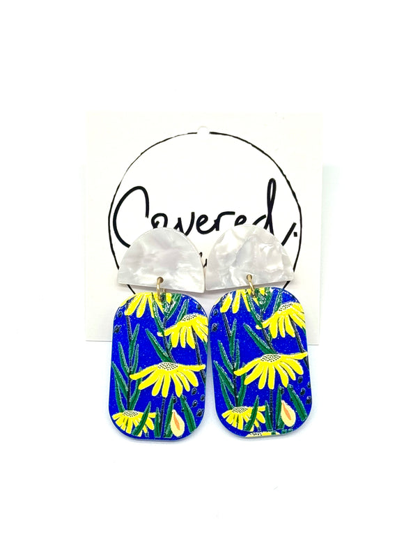 Blue + Yellow Florals