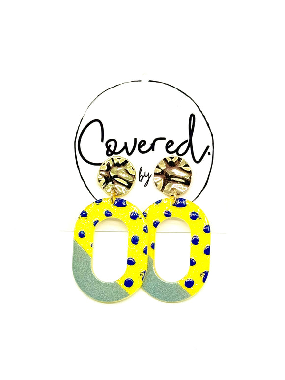 Blue + Yellow Ovals