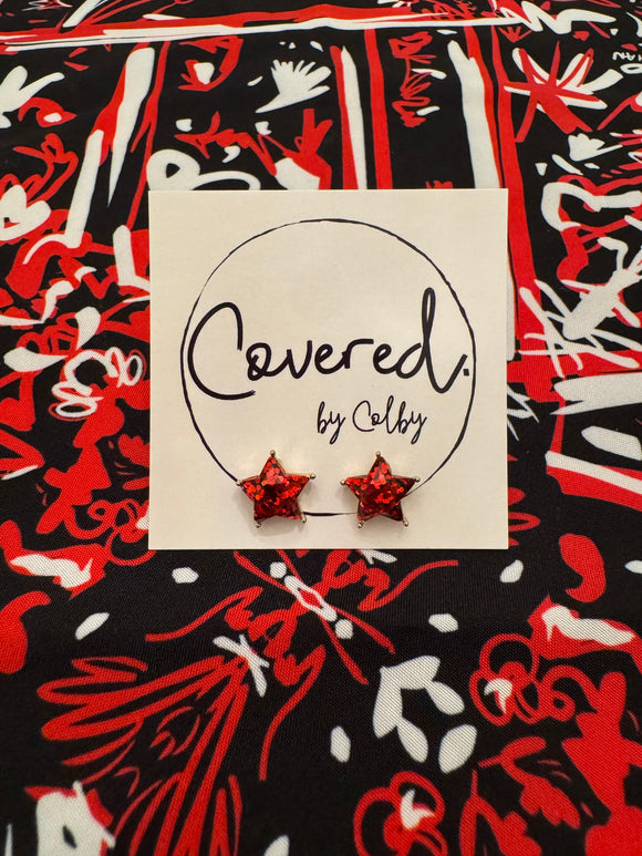 Red Sparkle Stars