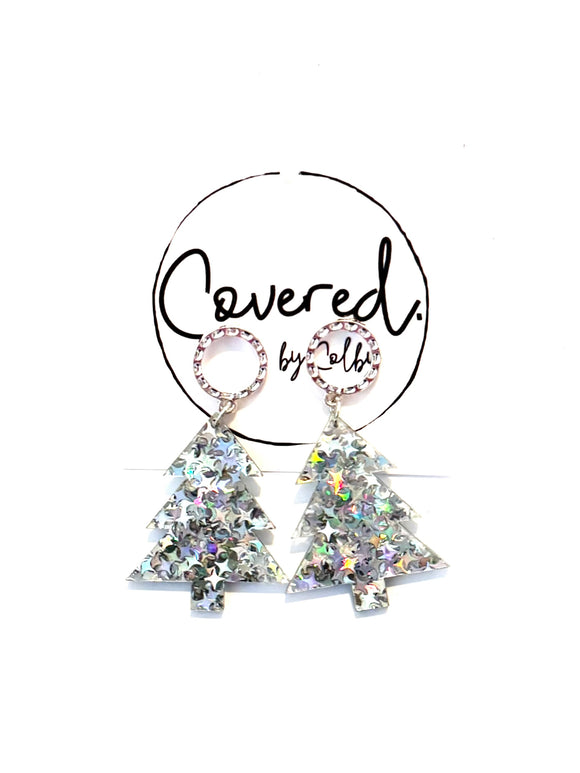 Sparkle Trees - Silver