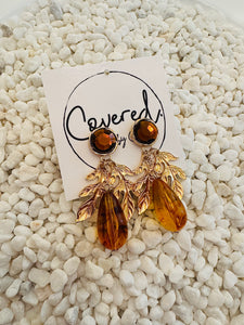 Amber + Leaves