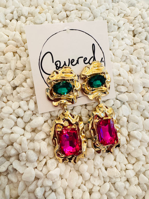 Fall Jewels - Pink + Green