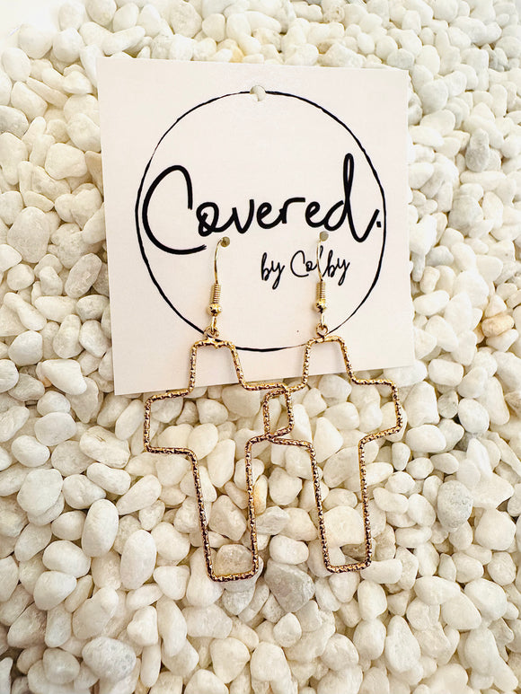 Dainty Gold Crosses